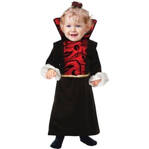 FIESTAS GUIRCA Cute Vampire Baby Fancy Dress Costume (18-24 Months) Dress for Girls Vampire Costumes for Halloween, Carnival and Fancy Dress Parties Ideal for Babies Black and Red FIESTAS GUIRCA Cute Vampire Baby Fancy Dress Costume (18-24 Months) Dress for Girls Vampire Costumes for Halloween, Carnival and Fancy Dress Parties Ideal for Babies Black and Red