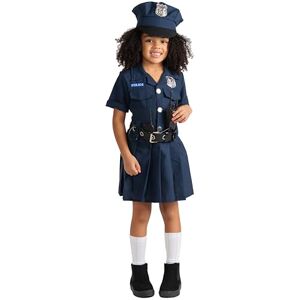 Dress Up America Girl's Police Officer Costume Police Officer Dress For Girls Role Play & Dress Up Costume For Kid Dress Up America Girl's Police Officer Costume Police Officer Dress For Girls Role Play & Dress Up Costume For Kid