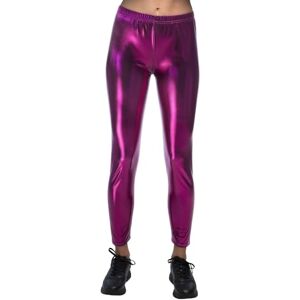 Boland Metallic Leggings for Carnival, Festival, Theme Party or Everyday Life, Shiny Stretch Trousers for Fancy Dress Costumes, 80s Purple Boland Metallic Leggings for Carnival, Festival, Theme Party or Everyday Life, Shiny Stretch Trousers for Fancy Dress Costumes, 80s Purple
