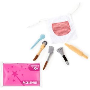 PRETEND TO BEE Chef/Baker Accessories Dress Up Costume for Kids, 6 Piece Soft Play Cooking Utensils Set and Apron PRETEND TO BEE Chef/Baker Accessories Dress Up Costume for Kids, 6 Piece Soft Play Cooking Utensils Set and Apron
