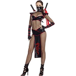 Starline S7002 Women's Alluring Assasin Costume Adult-Sized, Black/Red, Large Starline S7002 Women's Alluring Assasin Costume Adult-Sized, Black/Red, Large