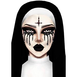 Leg Avenue Eye038 01122 Costume Eyewear, Evil Nun Black, One Size Leg Avenue Eye038 01122 Costume Eyewear, Evil Nun Black, One Size