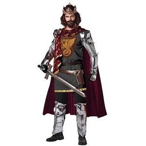 California Costumes 1234 King Arthur Medieval/Renaissance Adult-Sized Costume, Silver, Medium California Costumes 1234 King Arthur Medieval/Renaissance Adult-Sized Costume, Silver, Medium