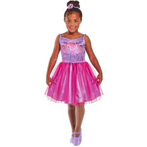 Rubies 1001108XXS000 Classic Barbie Ballerina Kids Fancy Dress, Multi, 5-6 Years Halloween Rubies 1001108XXS000 Classic Barbie Ballerina Kids Fancy Dress, Multi, 5-6 Years Halloween