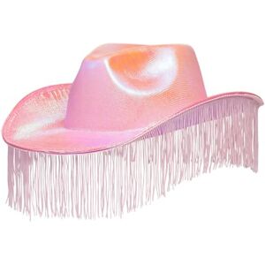 Boland Fabulous Cowboy Hat for Fancy Dress Costumes, Carnival, Theme Party, JGA and Western Costumes, Pink Boland Fabulous Cowboy Hat for Fancy Dress Costumes, Carnival, Theme Party, JGA and Western Costumes, Pink