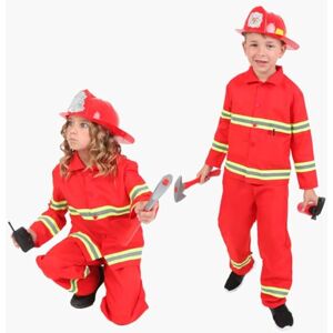 Rubies Rubie's 159892T34 Deguisement Complet Pompier 3-4ans Fireman Fancy Dress, Solid, Red, 3-4 ans Rubies Rubie's 159892T34 Deguisement Complet Pompier 3-4ans Fireman Fancy Dress, Solid, Red, 3-4 ans