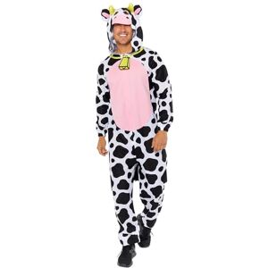 amscan 9919018 Unisex Plush Fleece Cow Onesie Adults World Book Day Fancy Dress Costume Size: X-Large amscan 9919018 Unisex Plush Fleece Cow Onesie Adults World Book Day Fancy Dress Costume Size: X-Large