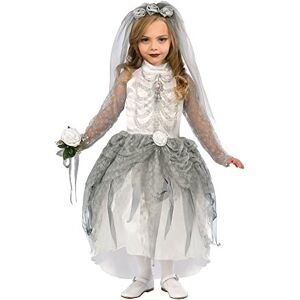Bristol Novelty Skeleton Bride Costume - Girls Large White Skeleton Dress Bristol Novelty Skeleton Bride Costume - Girls Large White Skeleton Dress