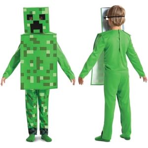 Minecraft Disguise Creeper Costume for Kids, Official Licensed Product, Pixel Detailing, Includes Creeper Block Body and Creeper Headpiece, 3-4 years Minecraft Disguise Creeper Costume for Kids, Official Licensed Product, Pixel Detailing, Includes Creeper Block Body and Creeper Headpiece, 3-4 years