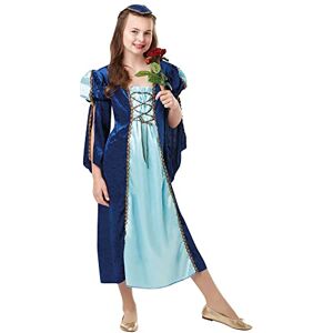 Rubies Girls Long Medieval Maid Marian Juliet Tudor Historical Fancy Dress Costume Outfit (8-10 years) Blue Halloween Rubies Girls Long Medieval Maid Marian Juliet Tudor Historical Fancy Dress Costume Outfit (8-10 years) Blue Halloween