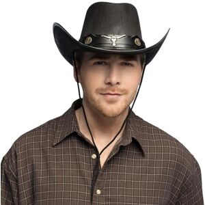 Boland Cowboy Hat Wyatt with Hat Band, Western Hat for Theme Party, Carnival, Accessories Fancy Dress Costumes, JGA Boland Cowboy Hat Wyatt with Hat Band, Western Hat for Theme Party, Carnival, Accessories Fancy Dress Costumes, JGA