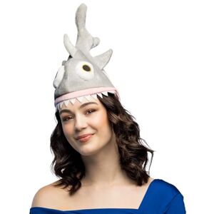 Boland 99951 Shark Hat for Adults, One Size, Grey, Fish, Underwater World, Headwear, Accessory, Theme Party, Carnival Boland 99951 Shark Hat for Adults, One Size, Grey, Fish, Underwater World, Headwear, Accessory, Theme Party, Carnival