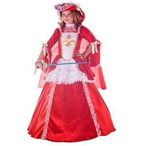 Ciao 26325.5-7 Lady Musketeer Costume Girl 2-in-1 (Size 5-7 Years), Unisex, Red/White Ciao 26325.5-7 Lady Musketeer Costume Girl 2-in-1 (Size 5-7 Years), Unisex, Red/White