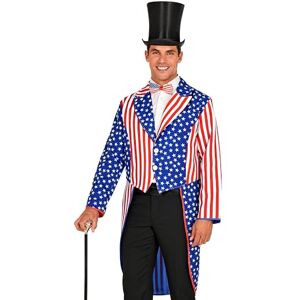 W WIDMANN MILANO Party Fashion Widmann Tailcoat USA, Showmen, American Flag, Fancy Dress Costumes, Carnival, Theme Party W WIDMANN MILANO Party Fashion Widmann Tailcoat USA, Showmen, American Flag, Fancy Dress Costumes, Carnival, Theme Party