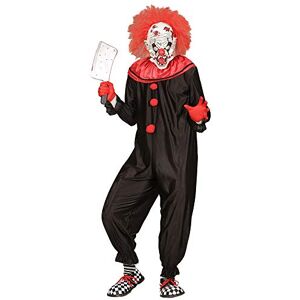 W WIDMANN MILANO Party Fashion Horror Clown Costume for Men, Killer, Psycho, Circus, Halloween, Carnival, Theme Parties W WIDMANN MILANO Party Fashion Horror Clown Costume for Men, Killer, Psycho, Circus, Halloween, Carnival, Theme Parties