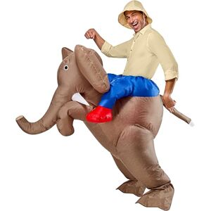 Rubies 74854 Ride-on Elephant Inflatable Costume Adult, Shown, One Size Rubies 74854 Ride-on Elephant Inflatable Costume Adult, Shown, One Size
