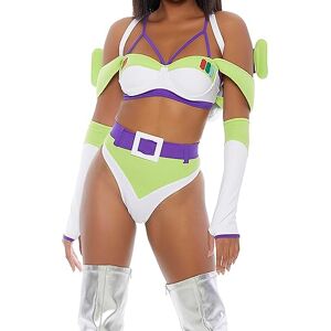 Forplay Women's to Infinity Sexy Astronaut Movie Character Costume, White, L/XL Forplay Women's to Infinity Sexy Astronaut Movie Character Costume, White, L/XL