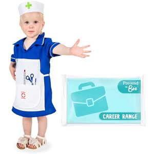PRETEND TO BEE Nurse Dress Up Costume for Kids, 5-7 Years, Blue PRETEND TO BEE Nurse Dress Up Costume for Kids, 5-7 Years, Blue