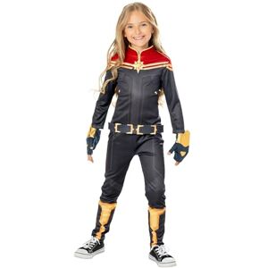 Rubies R301665T910 Captain Marvel Girls Costume Kids Fancy Dress, Multi, 9-10 Years Halloween Rubies R301665T910 Captain Marvel Girls Costume Kids Fancy Dress, Multi, 9-10 Years Halloween