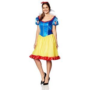 Disney womens Disguise Deluxe Sassy Snow White Costume, Yellow/Red/Blue, S Disney womens Disguise Deluxe Sassy Snow White Costume, Yellow/Red/Blue, S