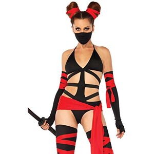 Leg Avenue 86693-01101-XSmall-BlackRed Movie Adult Sized Costumes, Solid, Black/Red, XS Leg Avenue 86693-01101-XSmall-BlackRed Movie Adult Sized Costumes, Solid, Black/Red, XS