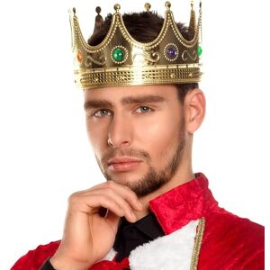 Boland Adults Kings Crown, Gold, Royal Fancy Dress Accessory, Crown For Men, Headwear, Coronation, World Book Day, Nativity, One Size (Gold) Boland Adults Kings Crown, Gold, Royal Fancy Dress Accessory, Crown For Men, Headwear, Coronation, World Book Day, Nativity, One Size (Gold)