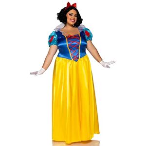 Leg Avenue Womens Plus Size Classic Snow White Fancy dress costume 1X/2X Leg Avenue Womens Plus Size Classic Snow White Fancy dress costume 1X/2X