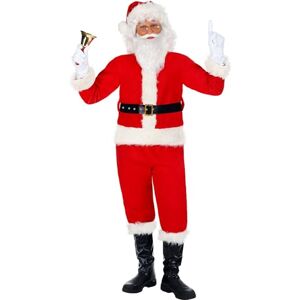 W WIDMANN MILANO Party Fashion Widmann 138 Babbo Natale Costume, Multi-Coloured, (158 cm / 11-13 anni) W WIDMANN MILANO Party Fashion Widmann 138 Babbo Natale Costume, Multi-Coloured, (158 cm / 11-13 anni)