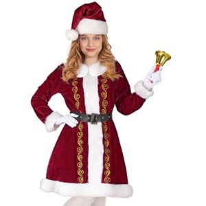 W WIDMANN MILANO Party Fashion 19288 Kinderkostüm Children's Costume Mrs. Santa Claus, red, 158 W WIDMANN MILANO Party Fashion 19288 Kinderkostüm Children's Costume Mrs. Santa Claus, red, 158