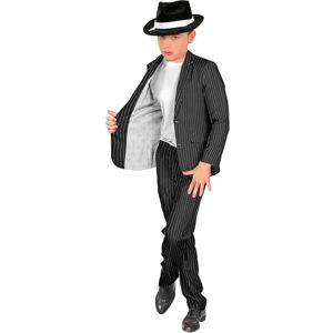 W WIDMANN MILANO Party Fashion Widmann 40238 Kinderkostüm Gangster/Mafia Boss Children's Costume, Striped, Gray, 158 W WIDMANN MILANO Party Fashion Widmann 40238 Kinderkostüm Gangster/Mafia Boss Children's Costume, Striped, Gray, 158