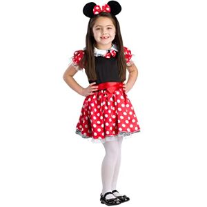 Dress Up America Charming Miss Mouse Costume for Kids Polka Dot Mini Mouse Dress for Girls Beautiful Dress Up Set for Role Play Dress Up America Charming Miss Mouse Costume for Kids Polka Dot Mini Mouse Dress for Girls Beautiful Dress Up Set for Role Play