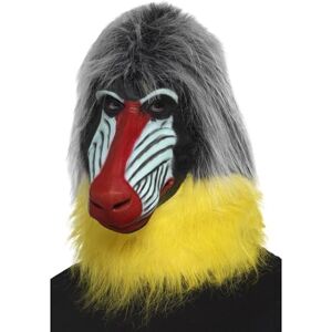Smiffys Baboon Mask, Grey Latex, Full Overhead, Party Animals Fancy Dress, Animal Dress Up Masks Smiffys Baboon Mask, Grey Latex, Full Overhead, Party Animals Fancy Dress, Animal Dress Up Masks
