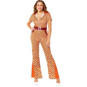 amscan (Fix 1/1) (9911370) Adult Ladies 70's Jumpsuit Costume (UK 12-14) amscan (Fix 1/1) (9911370) Adult Ladies 70's Jumpsuit Costume (UK 12-14)