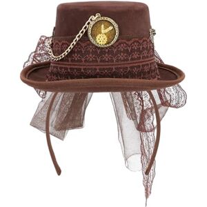 Boland 54577 Steampunk Headband with Hat, Headpiece for Adults, Festival, Carnival, Theme Party and Cosplay Boland 54577 Steampunk Headband with Hat, Headpiece for Adults, Festival, Carnival, Theme Party and Cosplay