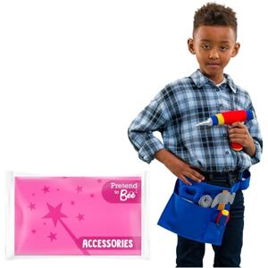 PRETEND TO BEE Builders Tool Belt Dress Up Costume Accessory for Kids, 3+ Years PRETEND TO BEE Builders Tool Belt Dress Up Costume Accessory for Kids, 3+ Years