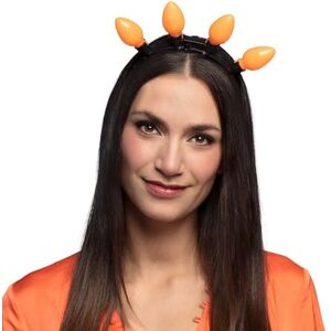 Boland 61867 Party Headband with LED, Hair Accessories with Lighting, Orange, Headpiece, Bulbs, Carnival, Theme Party, European Championship, World Cup, Fan Item Boland 61867 Party Headband with LED, Hair Accessories with Lighting, Orange, Headpiece, Bulbs, Carnival, Theme Party, European Championship, World Cup, Fan Item