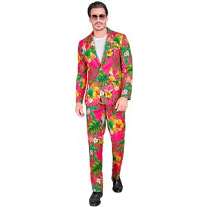 Fuchsia Tropical Party Suit - Men Fuchsia Tropical Party Suit - Men