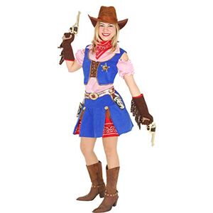 Ciao 27537 Girl Del West Costume Woman (One Size Adult), Unisex, Blue/Brown Ciao 27537 Girl Del West Costume Woman (One Size Adult), Unisex, Blue/Brown