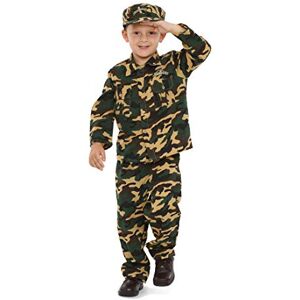 Dress Up America Army Costume For Kids- Soldier Costume For Boys and Girls Great Gift For Role-Play & Fun Dress Up America Army Costume For Kids- Soldier Costume For Boys and Girls Great Gift For Role-Play & Fun