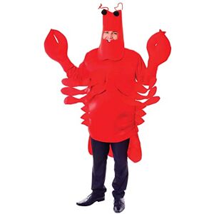 Rubies Red Lobster All-In-One Adult Costume -Vibrant Design, Perfect for Themed Parties, Halloween, & Holiday Celebrations Halloween Rubies Red Lobster All-In-One Adult Costume -Vibrant Design, Perfect for Themed Parties, Halloween, & Holiday Celebrations Halloween