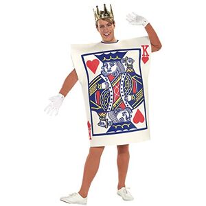 Rubies Rubie's 16585 Humor Playing Card King of Hearts Adult Costume, Multicolored, One Size Rubies Rubie's 16585 Humor Playing Card King of Hearts Adult Costume, Multicolored, One Size
