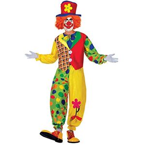 Ciao Hello Clown Adult Costume (Size Xxl), Multicolour, Men Ciao Hello Clown Adult Costume (Size Xxl), Multicolour, Men