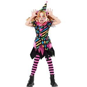 amscan 9917879 Girls Halloween Funhouse Horror Clown Fancy Dress Costume, Multi, 4-6 Years amscan 9917879 Girls Halloween Funhouse Horror Clown Fancy Dress Costume, Multi, 4-6 Years