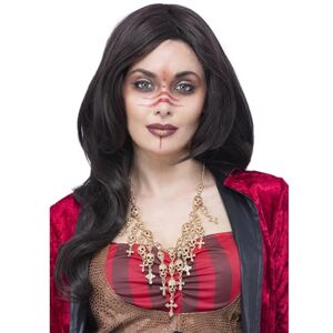 Smiffys Deluxe Metal Voodoo Skull Necklace, Halloween Fancy Dress Accessory, Voodoo Woman Dress Up Accessories Smiffys Deluxe Metal Voodoo Skull Necklace, Halloween Fancy Dress Accessory, Voodoo Woman Dress Up Accessories