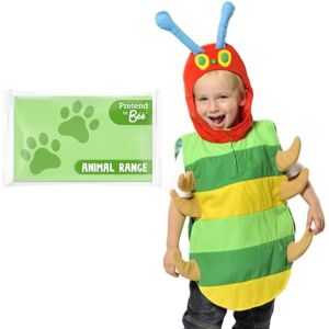 PRETEND TO BEE Caterpillar Tabard Dress Up Costume for Kids, Unisex Child, Multicoloured, 3-7 Years PRETEND TO BEE Caterpillar Tabard Dress Up Costume for Kids, Unisex Child, Multicoloured, 3-7 Years