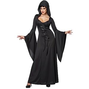 California Costumes 1338 Deluxe Hooded Robe Generic Adult-Sized Costume, Black, M California Costumes 1338 Deluxe Hooded Robe Generic Adult-Sized Costume, Black, M