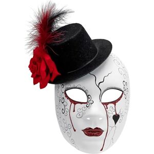 W WIDMANN MILANO Party Fashion Adult Face Mask Killer Clown Accessory Halloween Carnival W WIDMANN MILANO Party Fashion Adult Face Mask Killer Clown Accessory Halloween Carnival
