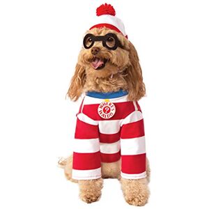 Rubies Rubie's Where's Waldo Pet Costume, Medium, Model:580696_M Rubies Rubie's Where's Waldo Pet Costume, Medium, Model:580696_M