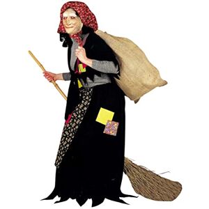 Ciao 26600 Old Befana Costume Fancy Dress Unisex Adult With Mask Disguise, Black, One Size Ciao 26600 Old Befana Costume Fancy Dress Unisex Adult With Mask Disguise, Black, One Size
