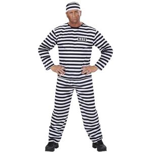 W WIDMANN MILANO Party Fashion Widmann 39094 Carcerato Costume, Striped, Multi-Coloured, (XXL) W WIDMANN MILANO Party Fashion Widmann 39094 Carcerato Costume, Striped, Multi-Coloured, (XXL)